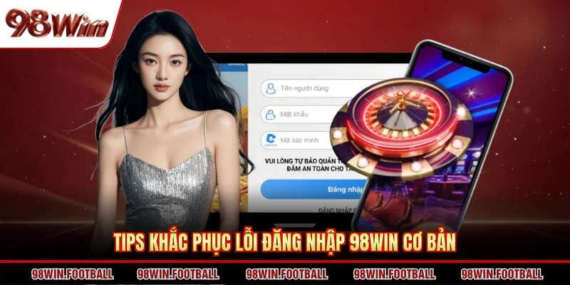 Tips khắc phục lỗi đăng nhập 98WIN cơ bản
